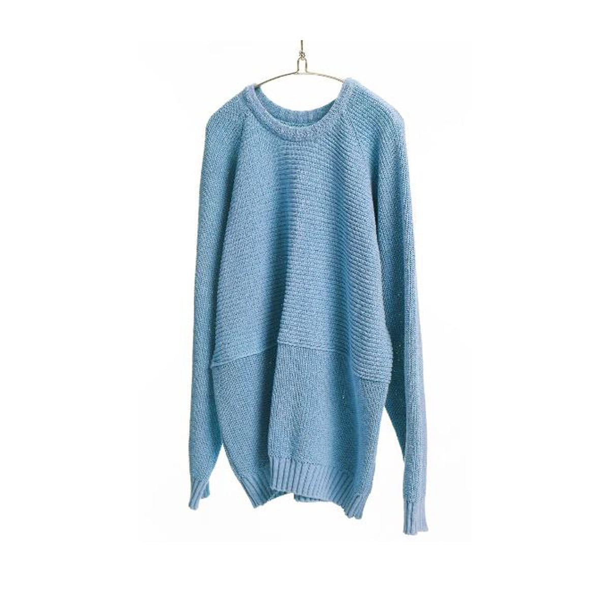 [YOUTH] STRUCTURED KNIT &#039;PALE BLUE&#039;