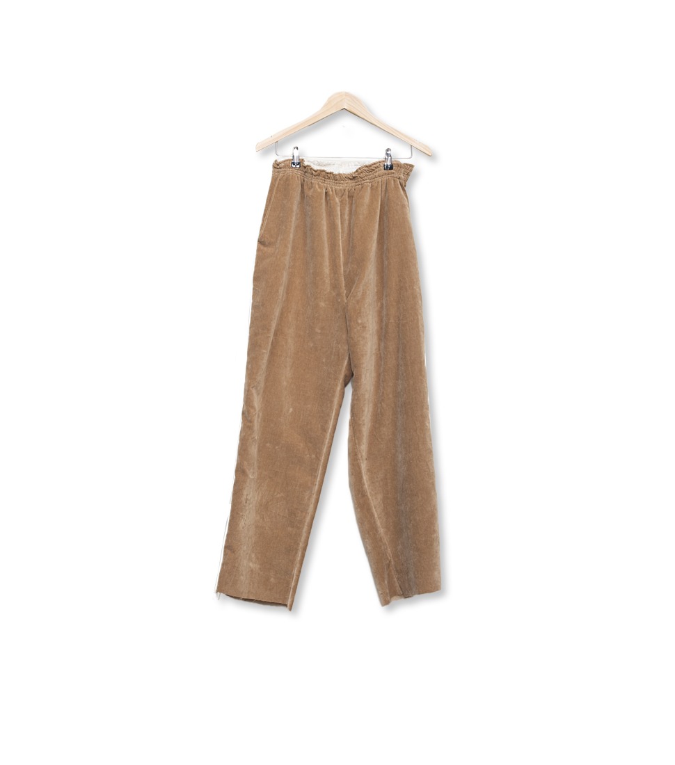 [CAMIEL FORTGENS]CF.12.06.05 SWEATPANTS WITH PIPING &#039;SAND&#039;