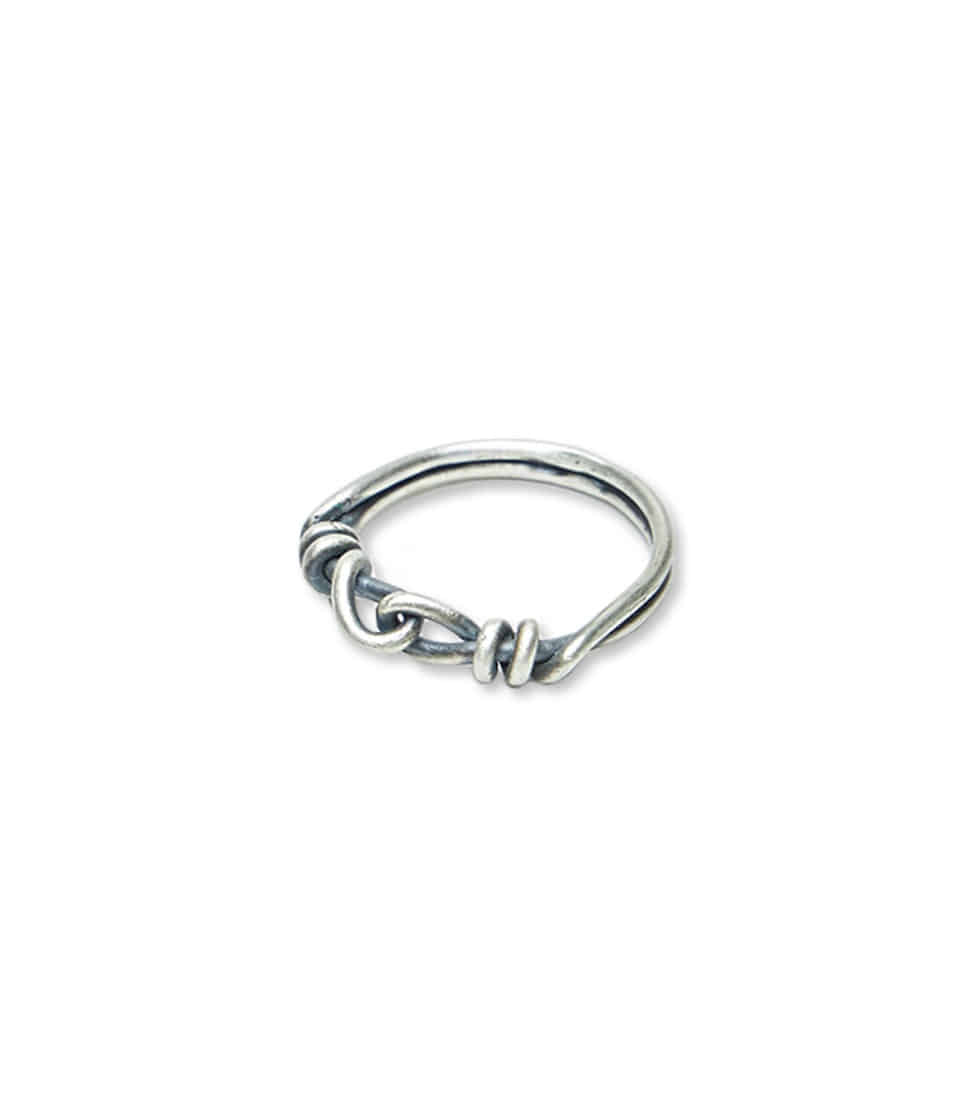 [YOUTH] TWIST CONNECTED RING &#039;SILVER&#039;
