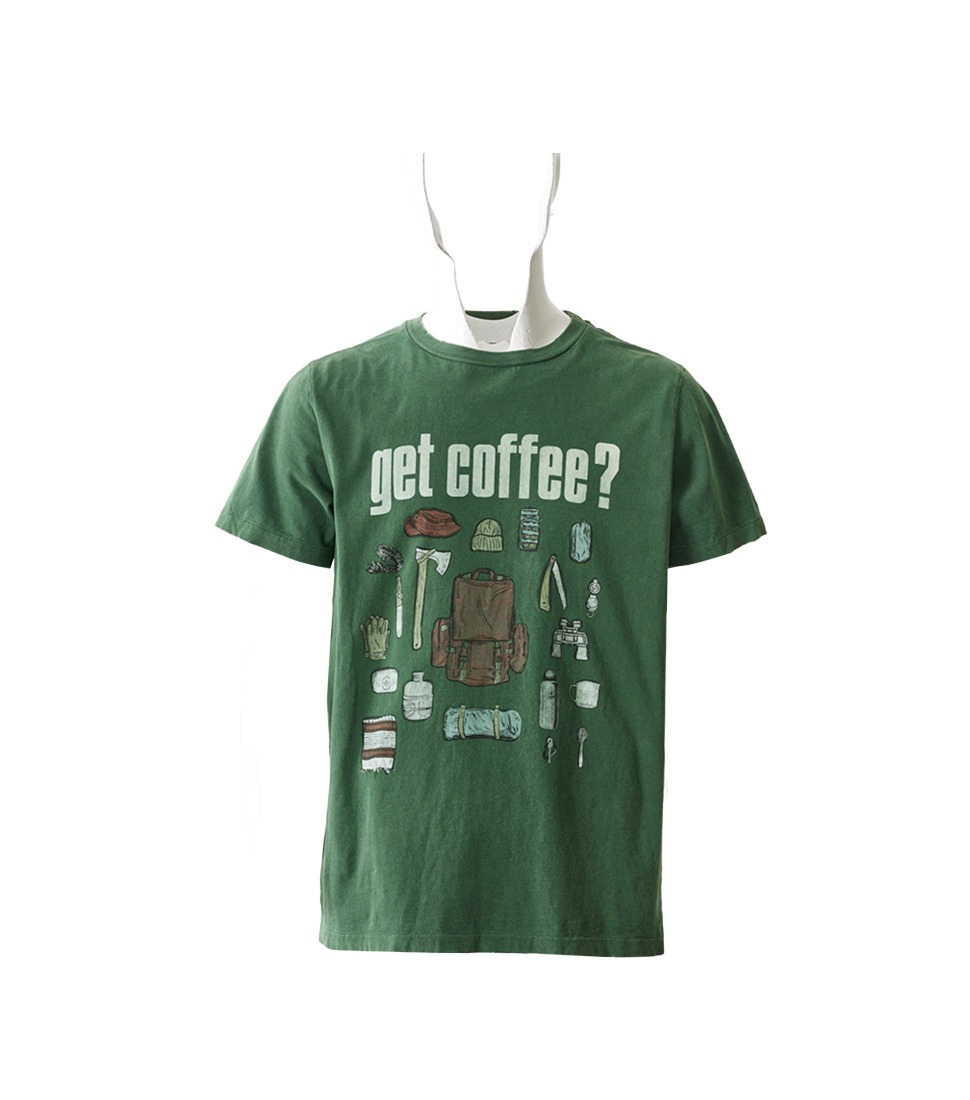 [REMI RELIEF]SP FINISH T(GET COFFEE) &#039;D.GREEN&#039;