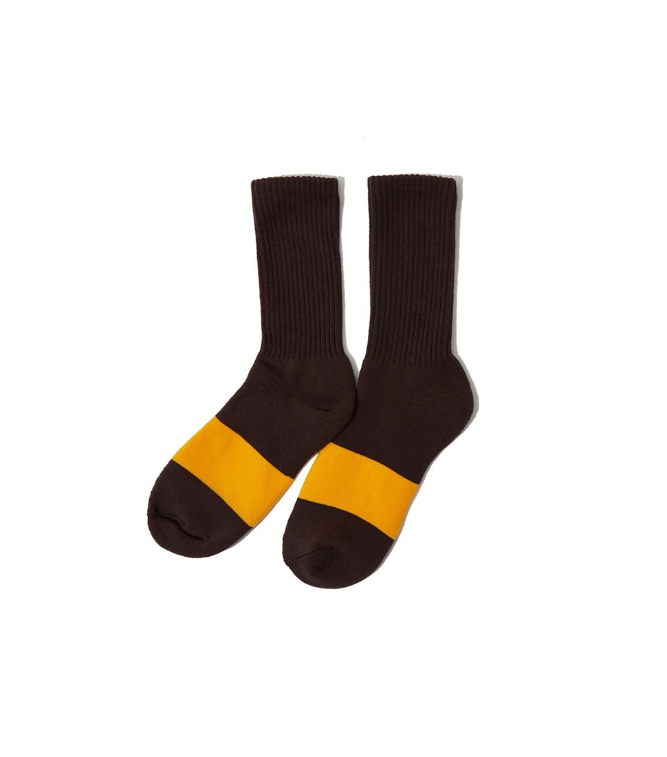 [NEITHERS] NOT SOLID SOCKS &#039;BROWN&#039;