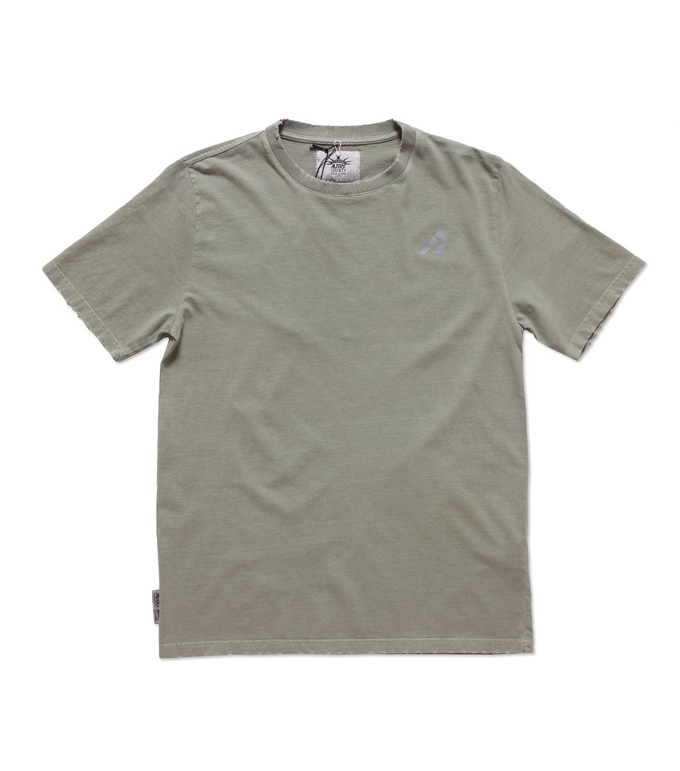 [AUTRY]T-SHIRT LIBERTY MAN OLD-DYED &#039;LT.GRN&#039;