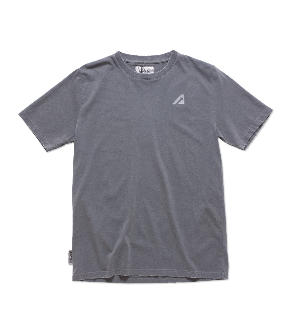 [AUTRY]T-SHIRT LIBERTY MAN OLD-DYED &#039;GREY&#039;