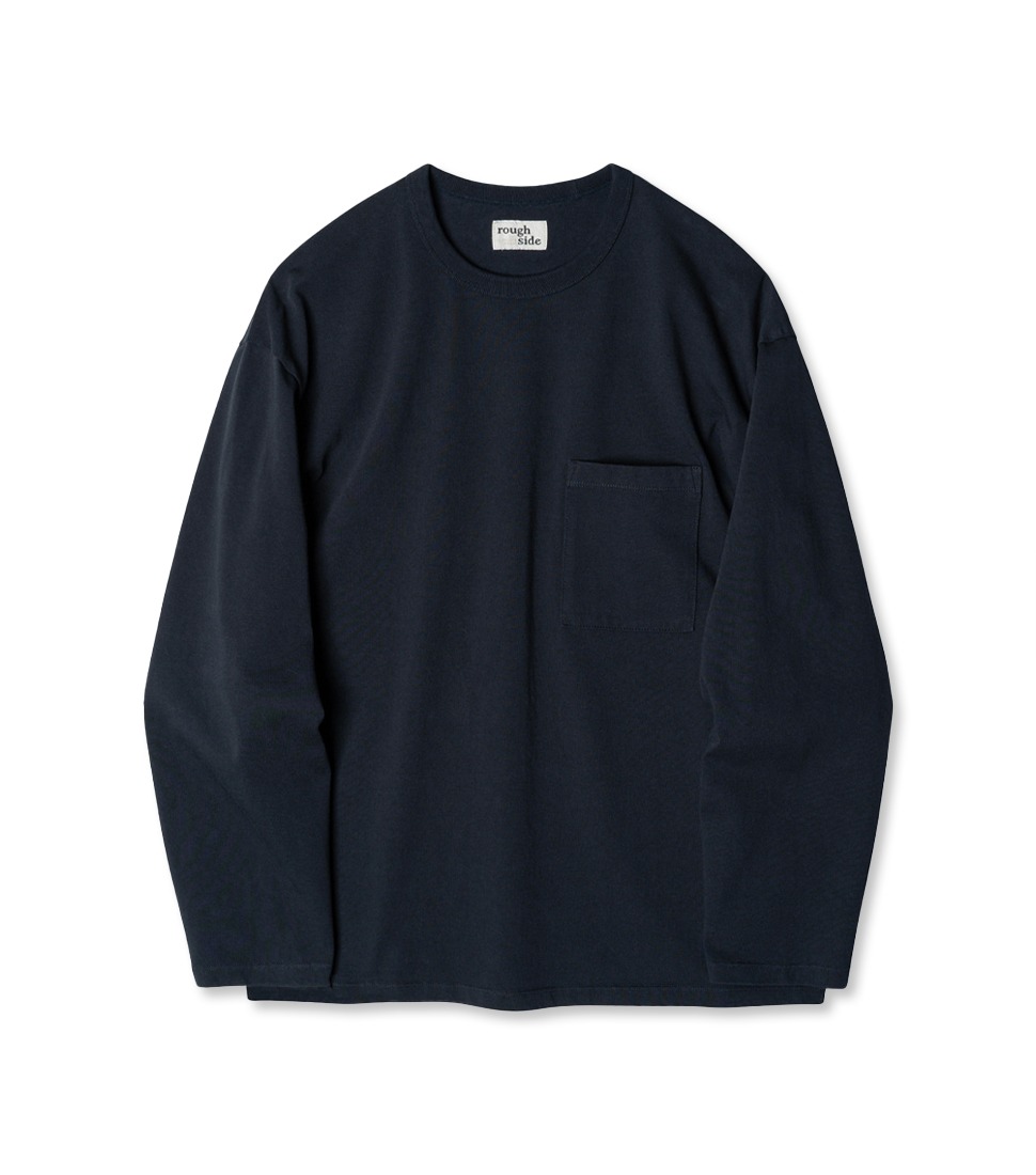 [ROUGH SIDE]LONG SLEEVE&#039;NAVY&#039;
