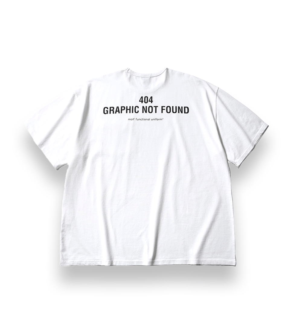 [MOIF]404 GNF H/S TEE&#039;OFF WHITE&#039;