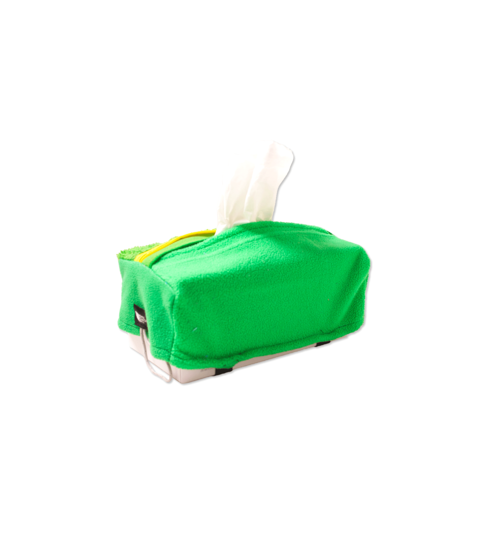 [SECOND LAB] UPCYCLE TISSUE BOX COVER&#039;GREEN&#039;