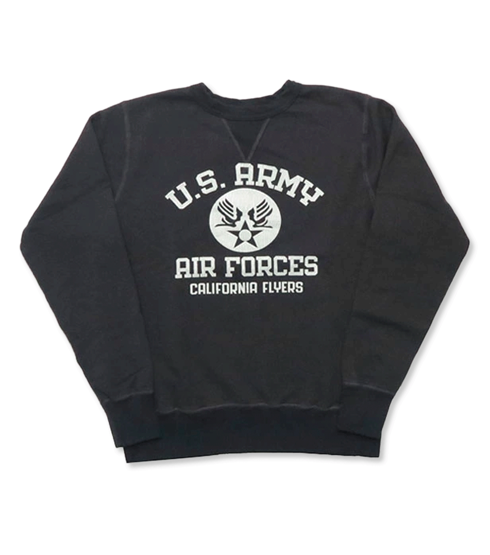 [BUZZ RICKSON&#039;S]BR69115U.S. ARMY AIRFORCE SWT&#039;BLACK’