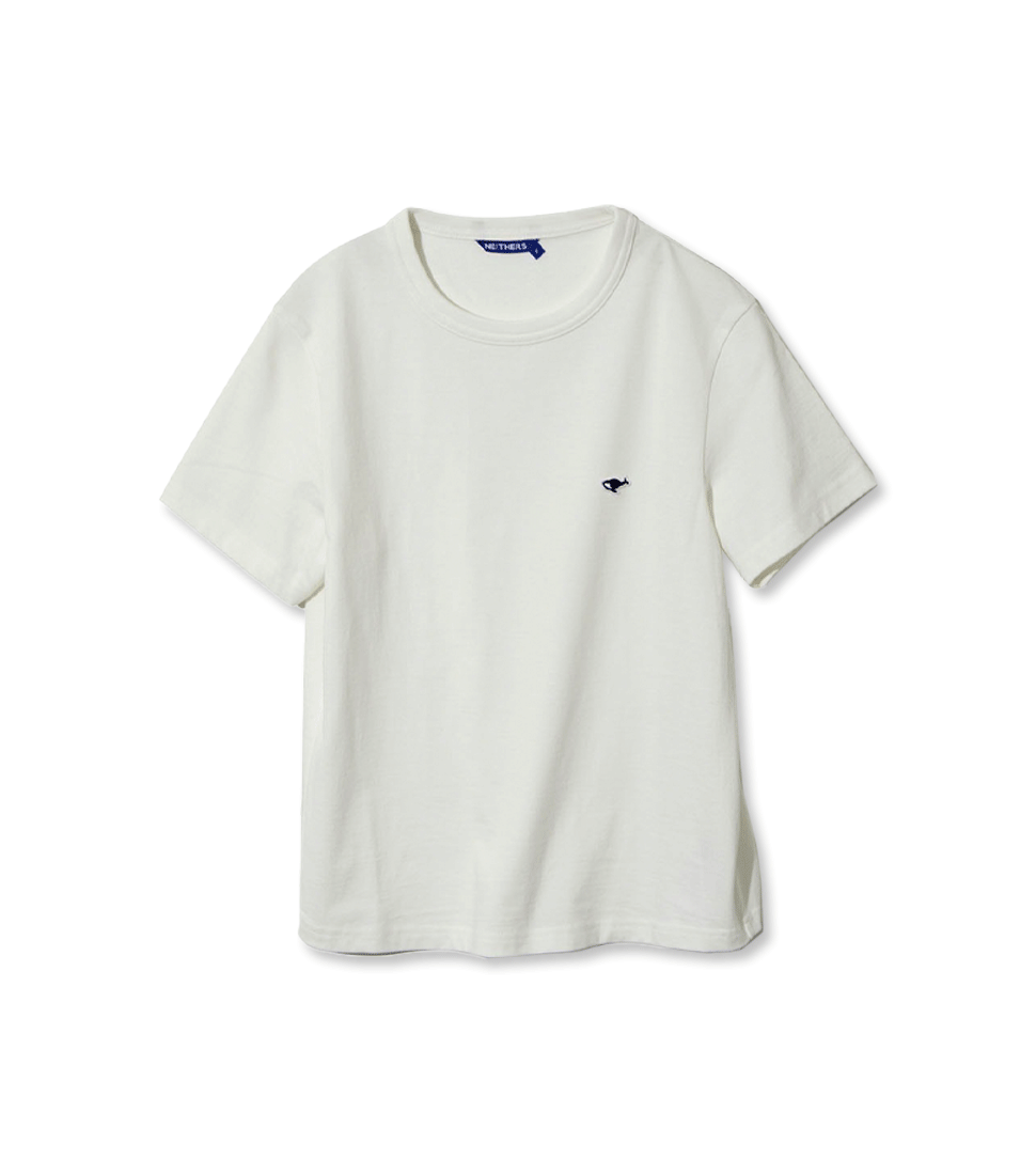 [NEITHERS] BASIC S/S T-SHIRT FOR WOMEN &#039;OFF WHITE&#039;