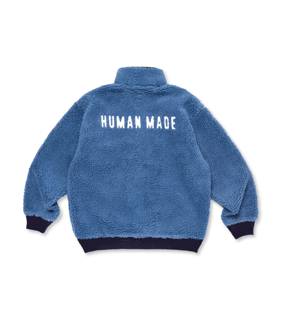 [HUMAN MADE]BOA FLEECE PULLOVER &#039;BLUE&#039;