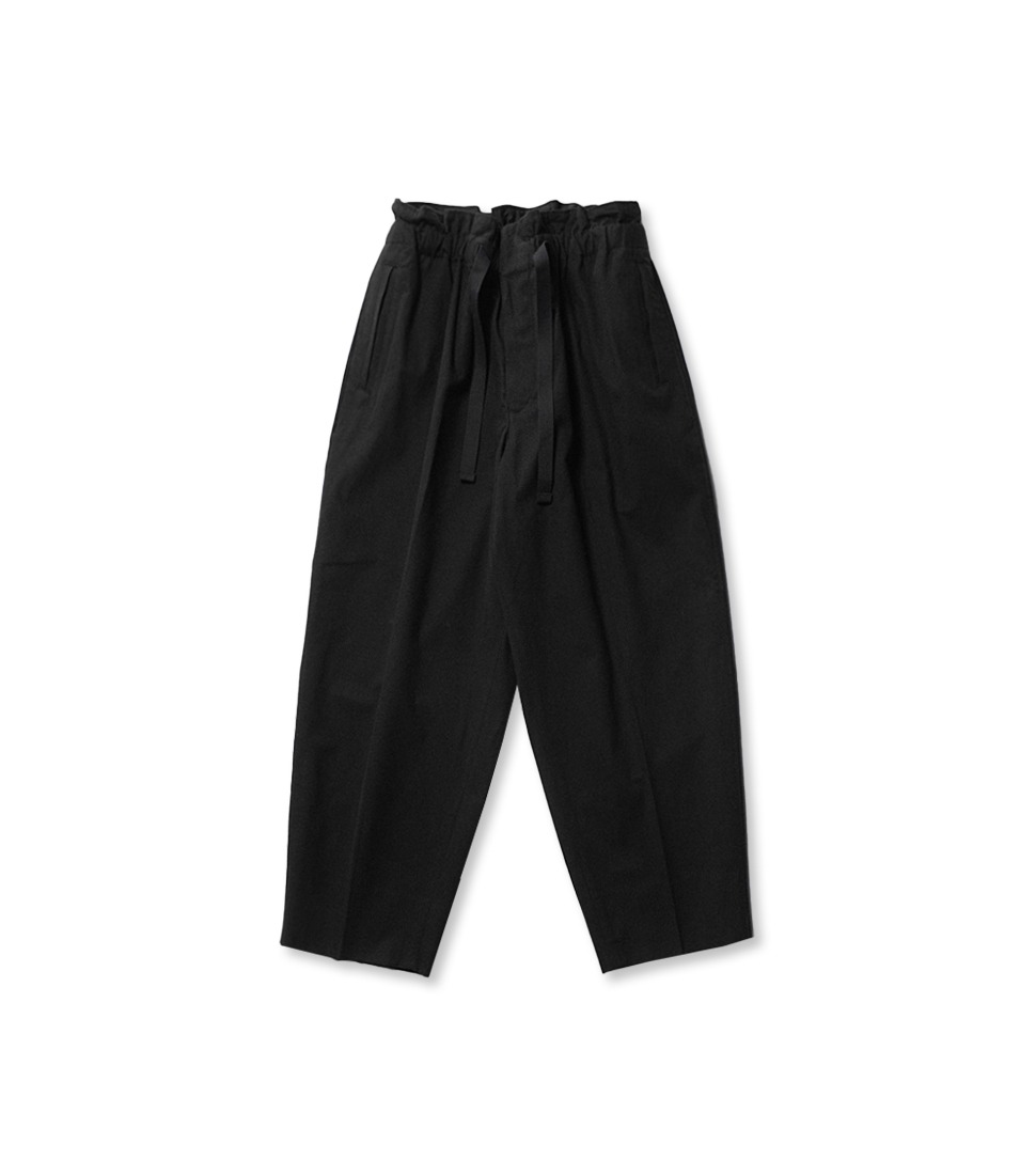 [HAVERSACK] HIGH-DENSITY FLANNEL PANTS &#039;BLACK&#039;