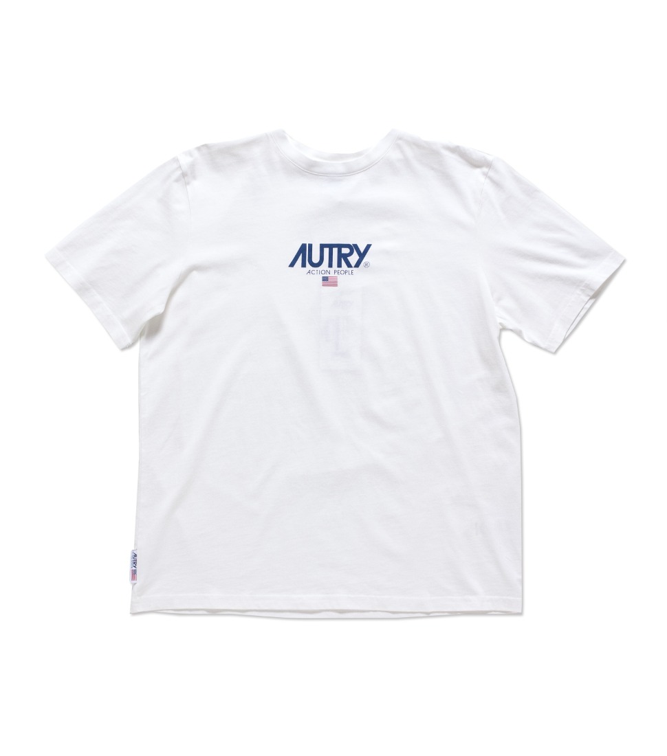 [AUTRY]T-SHIRT ICONIC MAN ACTION 2 &#039;WHITE&#039;