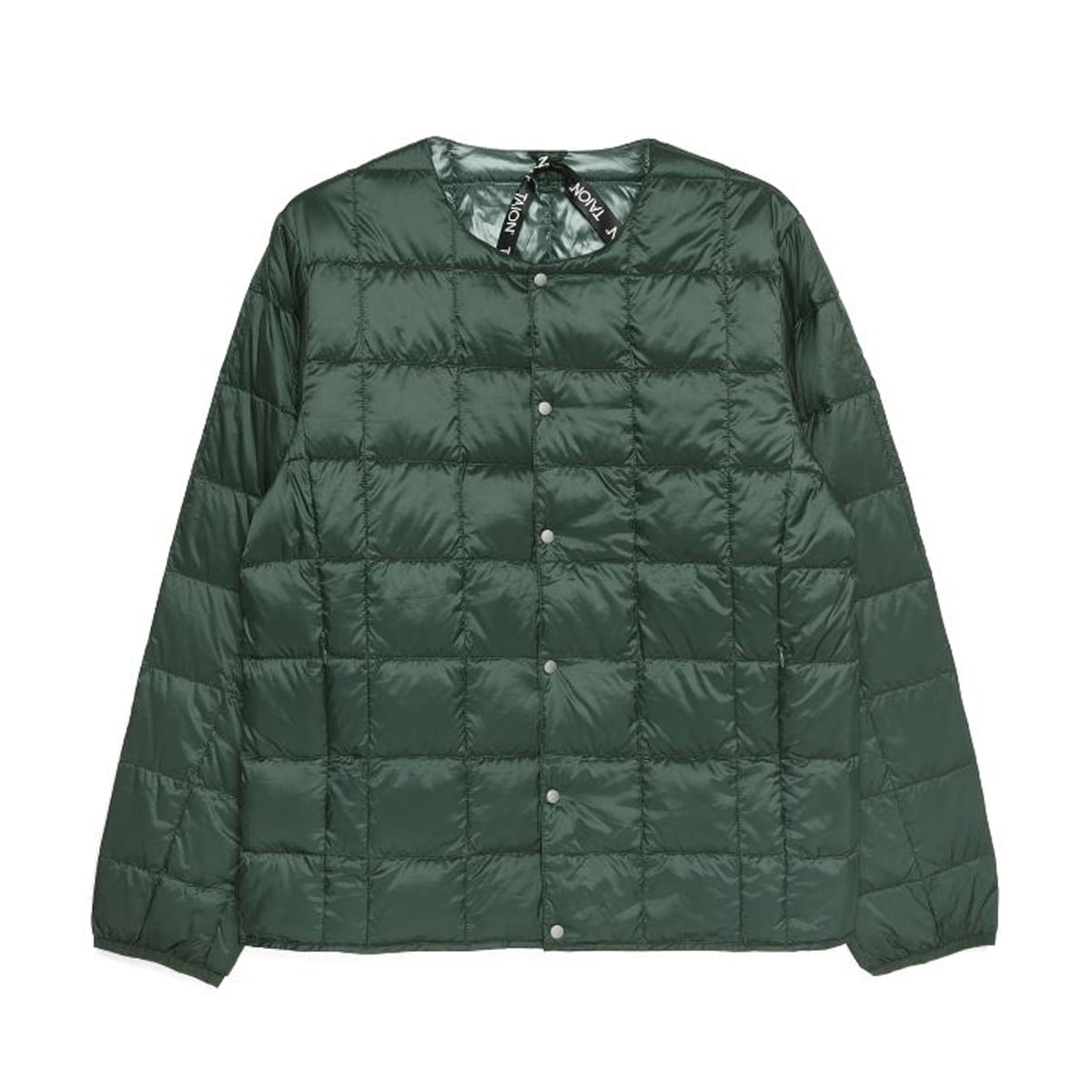 [TAION]19AW CREW NECK BUTTON DOWN JACKET (TAION-104) &#039;GREEN&#039;