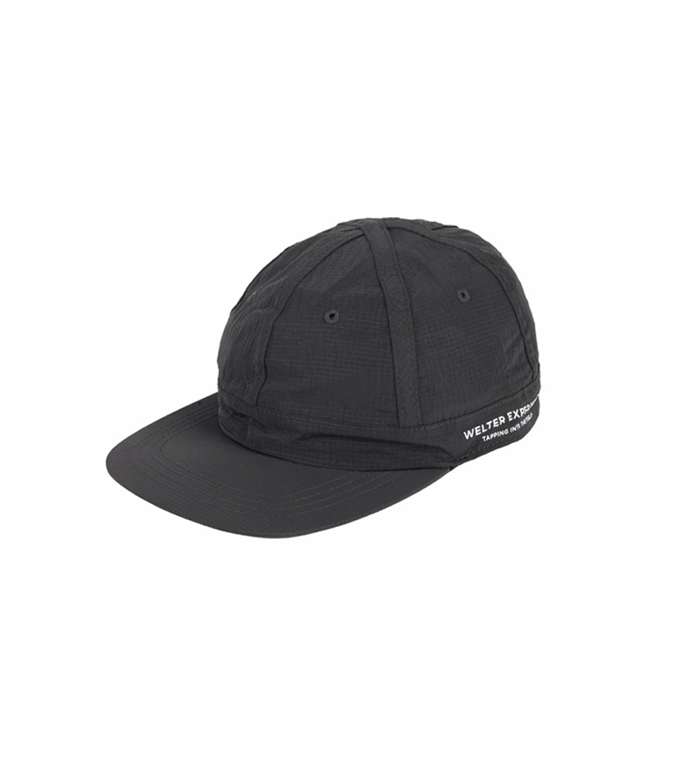 [WELTER EXPERIMENT]WHL002_HIKING PU COATED 6 PANEL CAP&#039;CHARCOAL&#039;