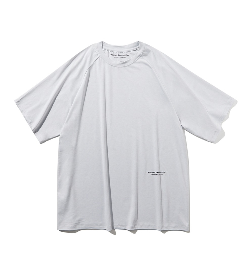 [WELTER EXPERIMENT]WDT005_COOLING TRAIL RAGLAN T SHIRT&#039;COOL GREY&#039;